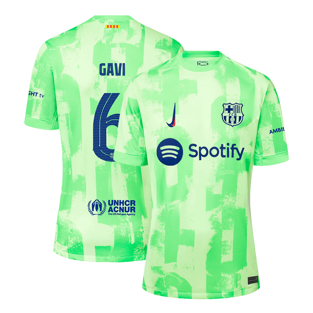 GAVI #6 Barcelona Third Away Soccer Jersey 2024/25- UCL