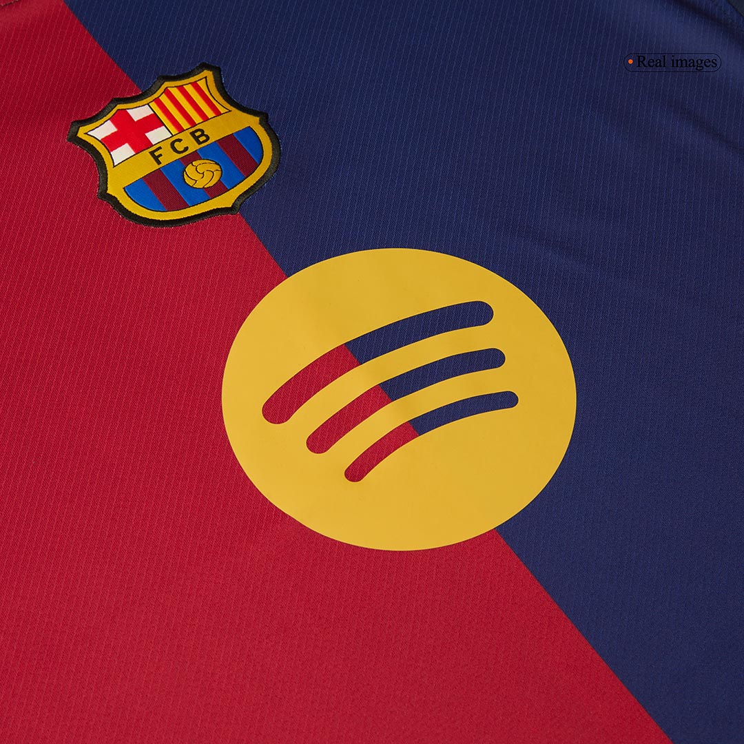 Barcelona Home Soccer Jersey 2024/25-Spotify Logo Without Text