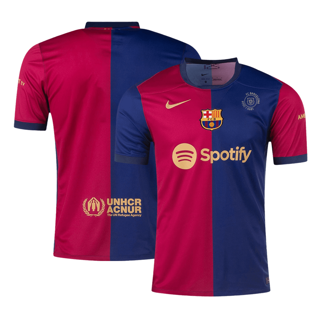 Barcelona Home Soccer Jersey 2024/25- 125th Anniversary