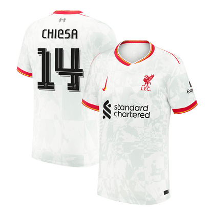 CHIESA #14 Liverpool Third Away  Soccer Jersey 2024/25 - UCL