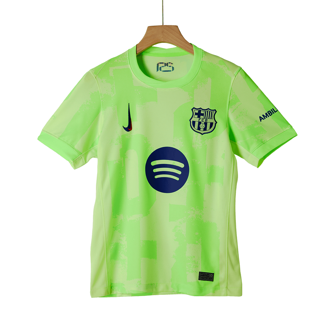 Barcelona Third Away  Soccer Jersey 2024/25 - (Spotify Logo Without Text)