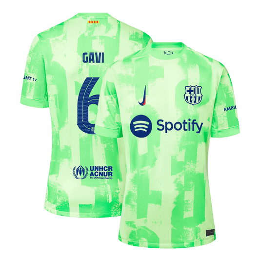 GAVI #6 Barcelona Third Away  Soccer Jersey 2024/25- UCL