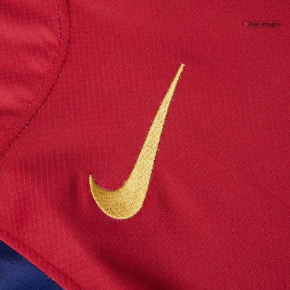 Barcelona Home  Soccer Jersey 2024/25-Spotify Logo Without Text