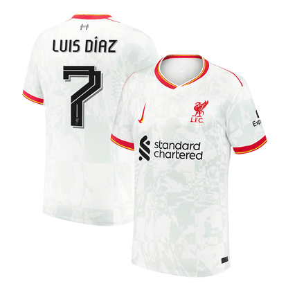 LUIS DÍAZ  #7 Liverpool Third Away  Soccer Jersey 2024/25