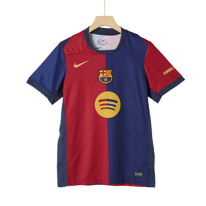 Barcelona Home  Soccer Jersey 2024/25-Spotify Logo Without Text