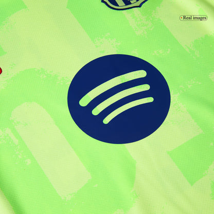 Barcelona Third Away  Soccer Jersey 2024/25 - (Spotify Logo Without Text)