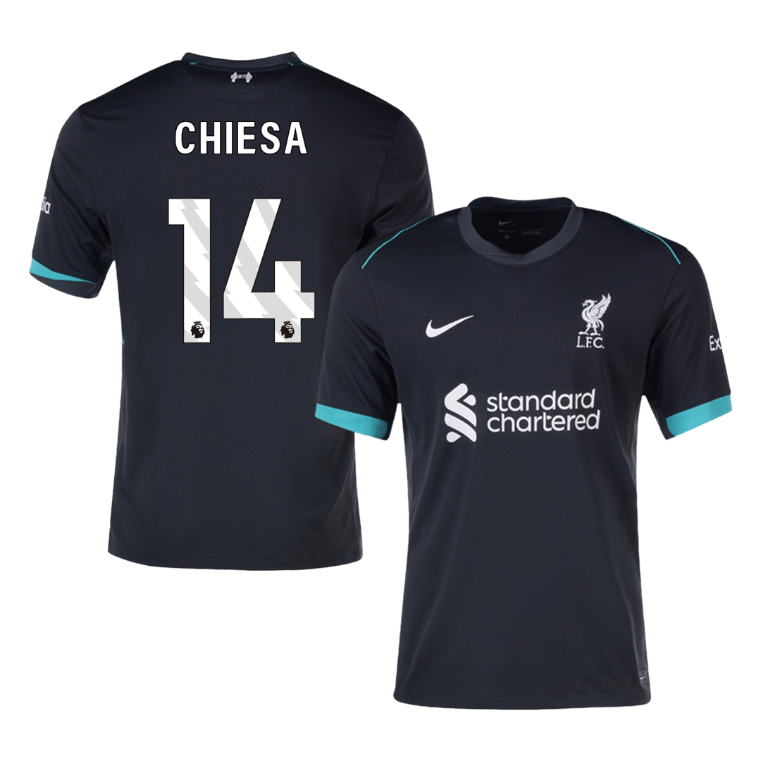 CHIESA #14 Liverpool Away  Soccer Jersey 2024/25