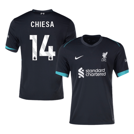 CHIESA #14 Liverpool Away  Soccer Jersey 2024/25