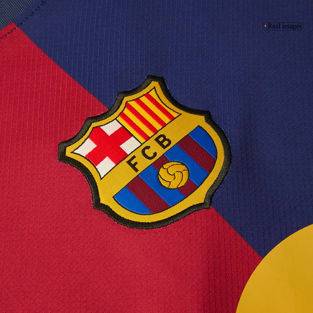 Barcelona Home  Soccer Jersey 2024/25-Spotify Logo Without Text
