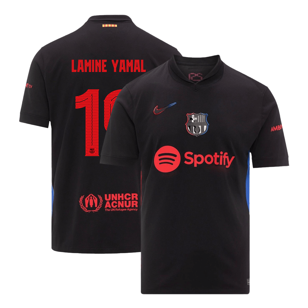 LAMINE YAMAL #19 Barcelona Away  Soccer Jersey 2024/25