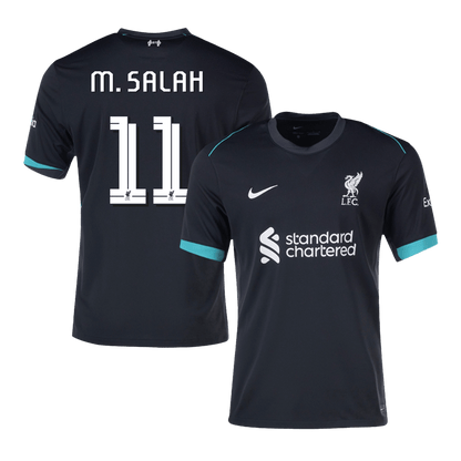 M.SALAH #11 Liverpool Away  Soccer Jersey 2024/25 - UCL