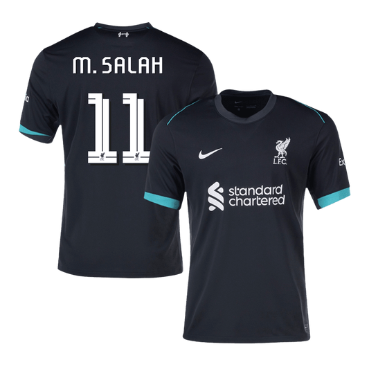 M.SALAH #11 Liverpool Away  Soccer Jersey 2024/25 - UCL