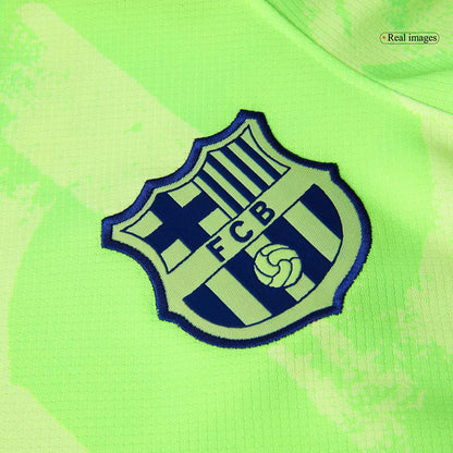 Barcelona Third Away  Soccer Jersey 2024/25 - (Spotify Logo Without Text)