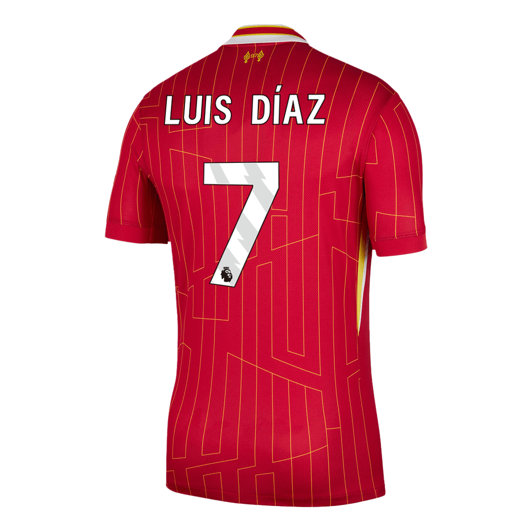 Luis Díaz #7 Liverpool Home  Soccer Jersey 2024/25
