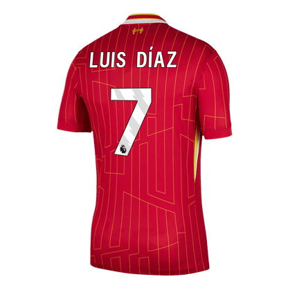 Luis Díaz #7 Liverpool Home  Soccer Jersey 2024/25