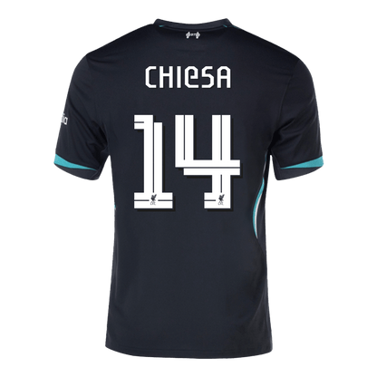 CHIESA #14 Liverpool Away  Soccer Jersey 2024/25 - UCL