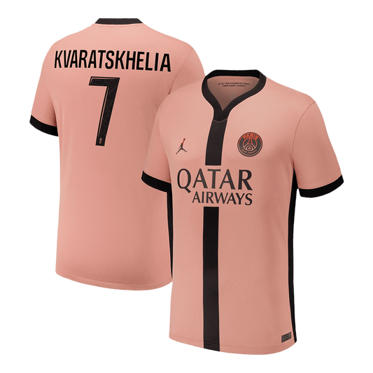 KVARATSKHELIA #7 PSG Third Away Soccer Jersey 2024/25