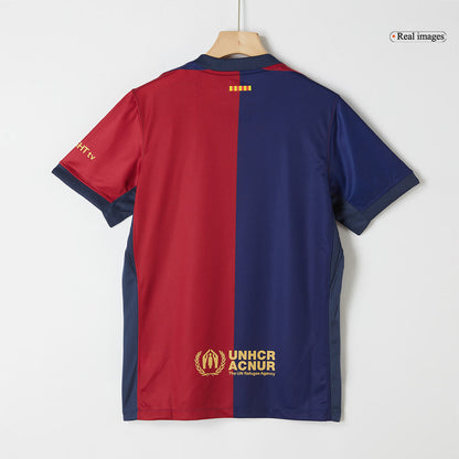 Barcelona Home  Soccer Jersey 2024/25-Spotify Logo Without Text