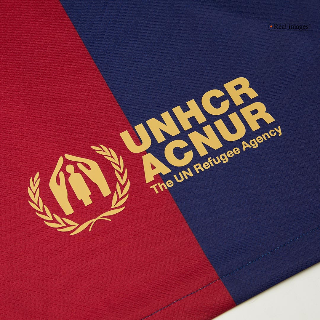 Barcelona Home  Soccer Jersey 2024/25 - 125th Anniversary(Spotify Logo Without Text)