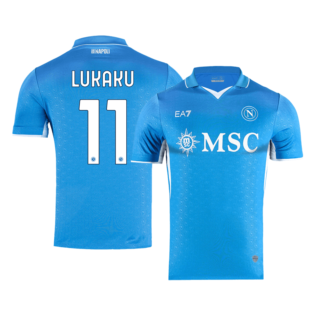 Player Version LUKAKU #11 Napoli Home  Soccer Jersey 2024/25