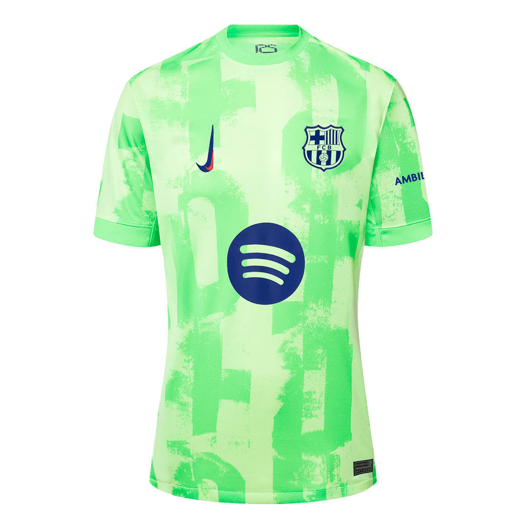 Barcelona Third Away  Soccer Jersey 2024/25 - (Spotify Logo Without Text)