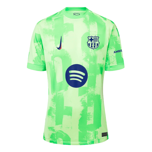 Barcelona Third Away  Soccer Jersey 2024/25 - (Spotify Logo Without Text)