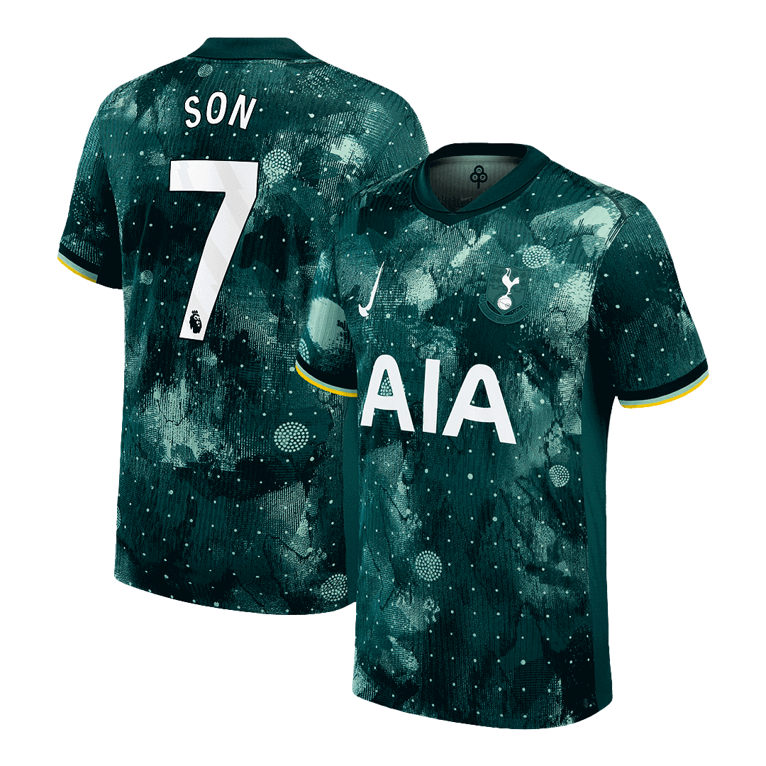 Player Version SON #7 Tottenham Hotspur Third Away  Soccer Jersey 2024/25