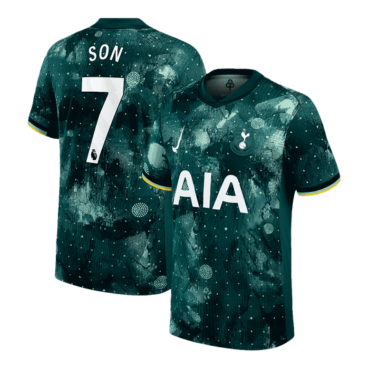 Player Version SON #7 Tottenham Hotspur Third Away  Soccer Jersey 2024/25