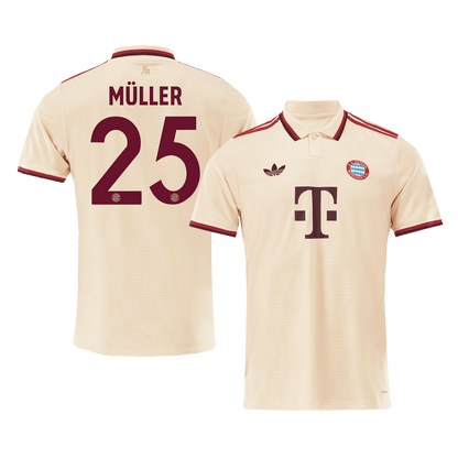MÜLLER #25 Bayern Munich Third Away  Soccer Jersey 2024/25 - UCL
