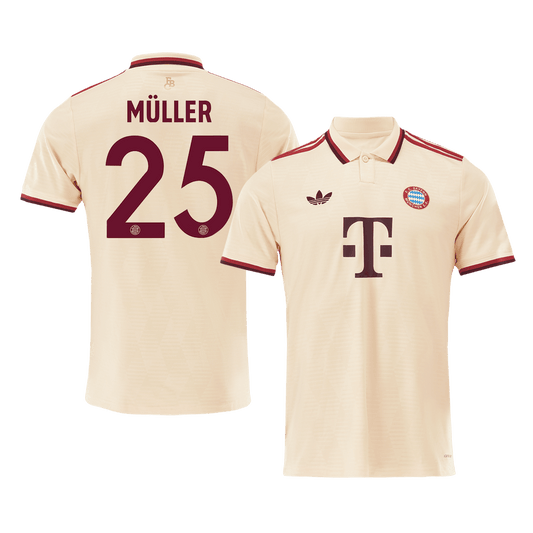 MÜLLER #25 Bayern Munich Third Away  Soccer Jersey 2024/25 - UCL