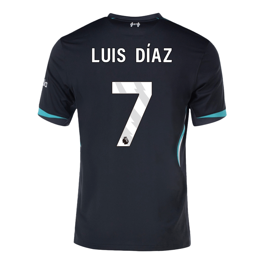 Luis Díaz #7 Liverpool Away  Soccer Jersey 2024/25