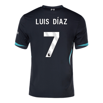 Luis Díaz #7 Liverpool Away  Soccer Jersey 2024/25