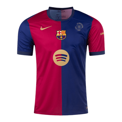 Barcelona Home  Soccer Jersey 2024/25 - 125th Anniversary(Spotify Logo Without Text)