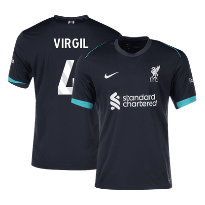 VIRGIL #4 Liverpool Away  Soccer Jersey 2024/25