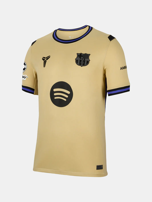 BarcelonaxKobe Bryant Lewandowski #9 Away 2025/26 Soccer Jersey - La Liga
