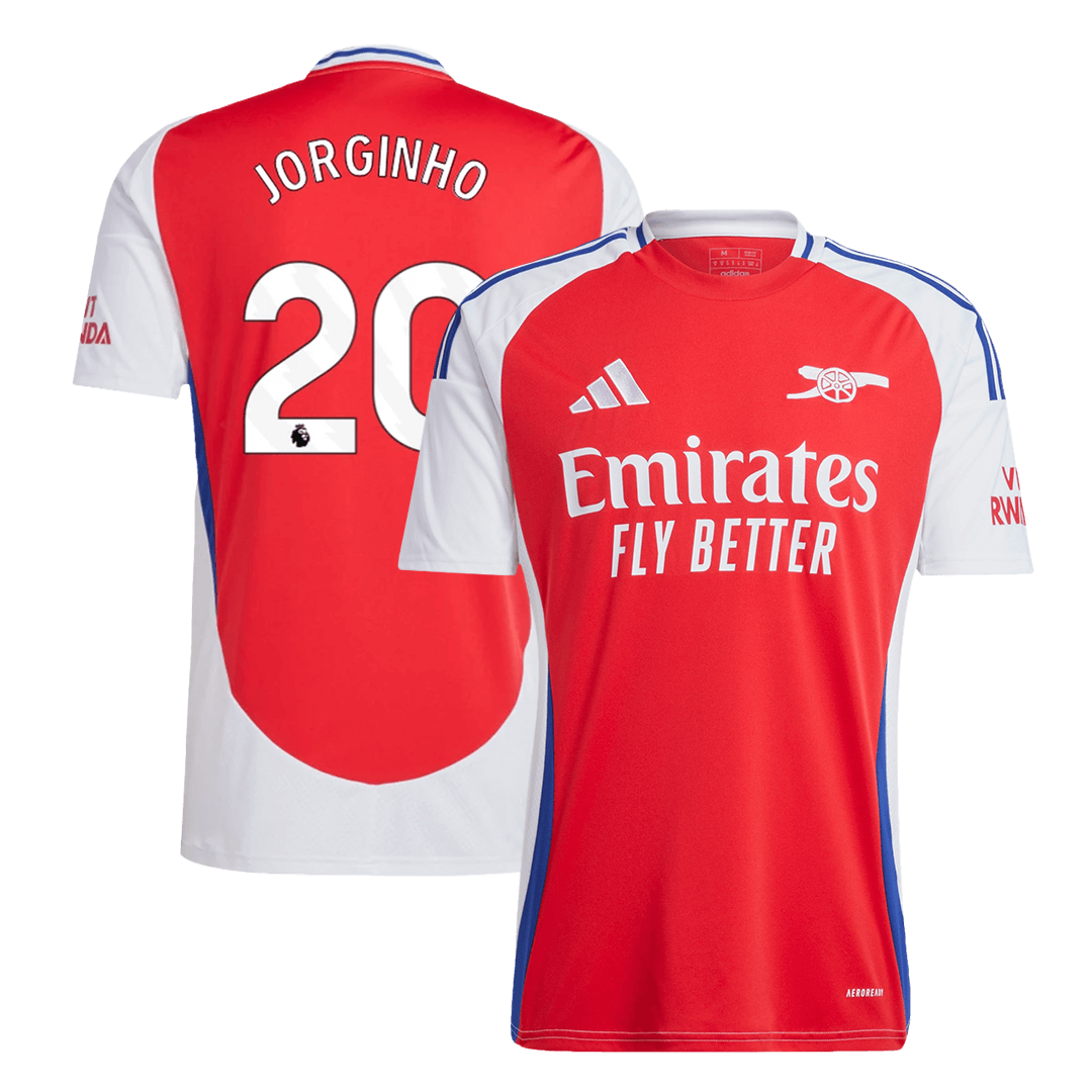 JORGINHO #20 Arsenal Home  Soccer Jersey 2024/25