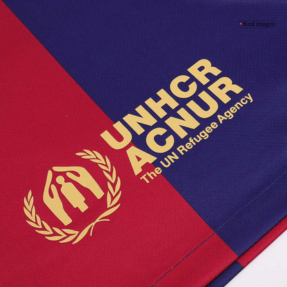 LAMINE YAMAL #19 Barcelona Home  Soccer Jersey 2024/25- Spotify Logo Without Text