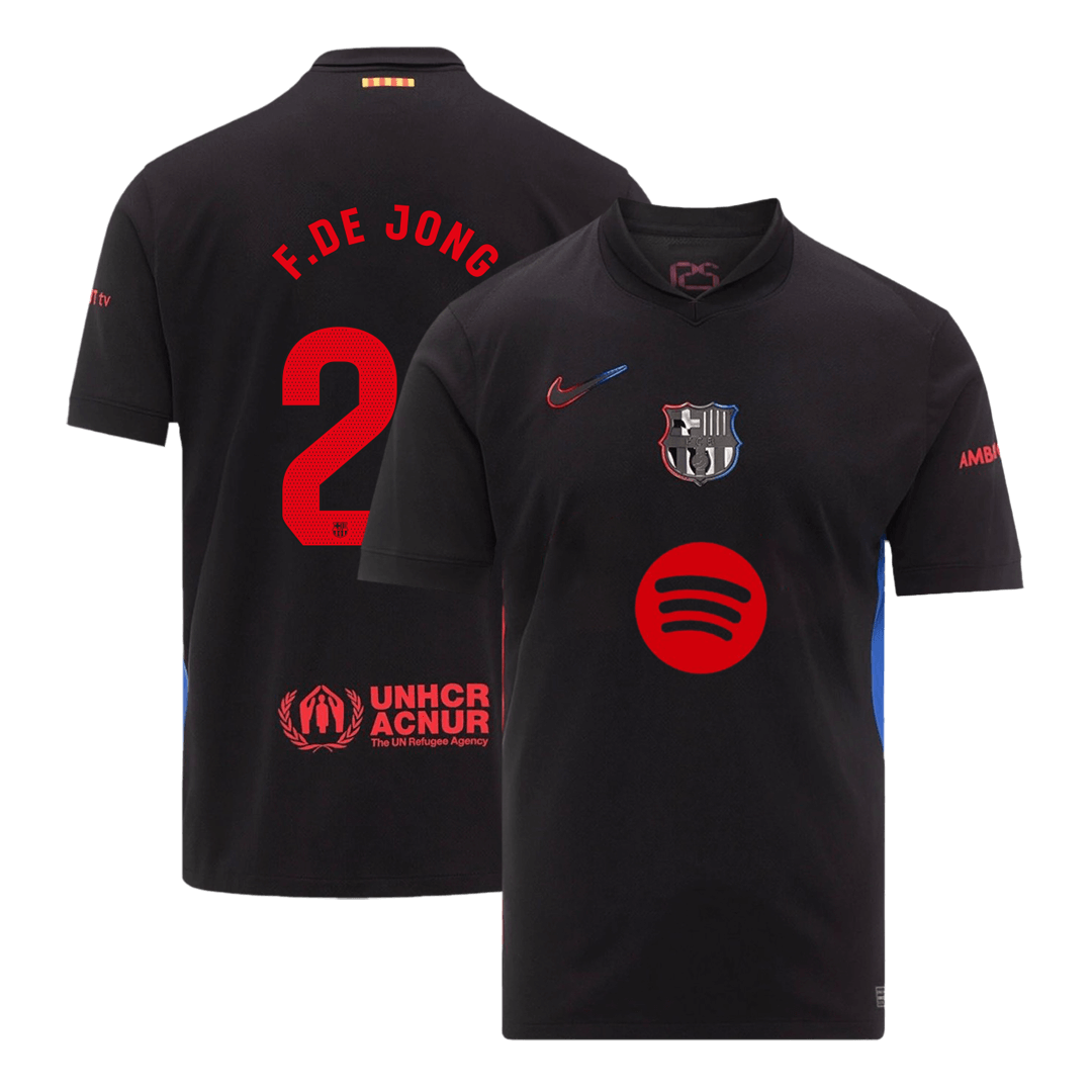F.DE JONG #21 Barcelona Away  Soccer Jersey 2024/25