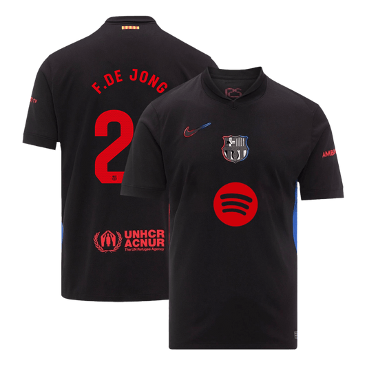 F.DE JONG #21 Barcelona Away  Soccer Jersey 2024/25