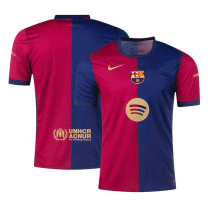 Barcelona Home  Soccer Jersey 2024/25-Spotify Logo Without Text