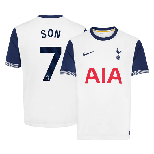SON #7 Tottenham Hotspur Home  Soccer Jersey 2024/25
