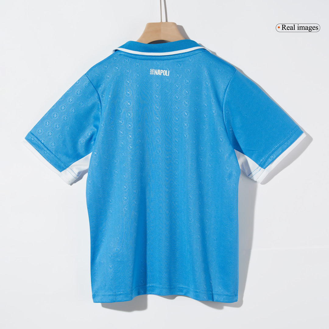 Kid's Napoli Home  Soccer Jersey Kit(Jersey+Shorts) 2024/25