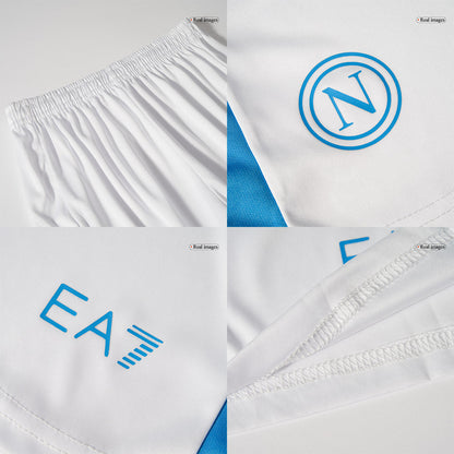 Kid's Napoli Home  Soccer Jersey Kit(Jersey+Shorts) 2024/25