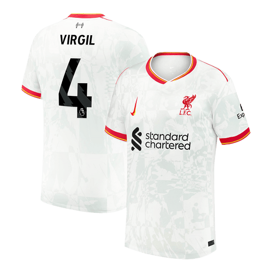 VIRGIL #4 Liverpool Third Away  Soccer Jersey 2024/25