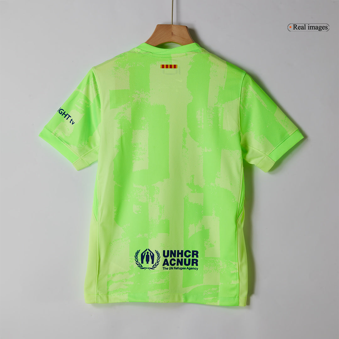 Barcelona Third Away  Soccer Jersey 2024/25 - (Spotify Logo Without Text)