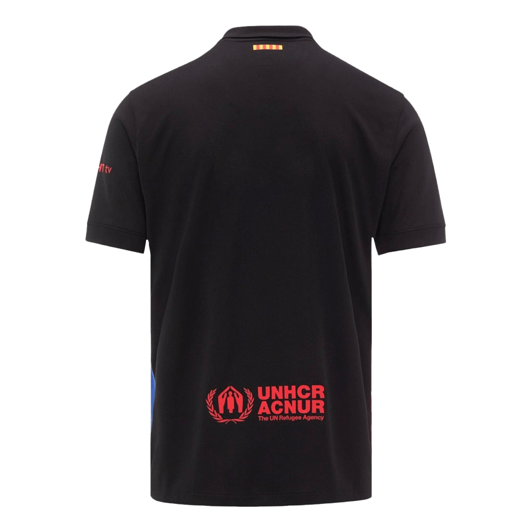 Barcelona Away  Soccer Jersey 2024/25 - Spotify Logo Without Text
