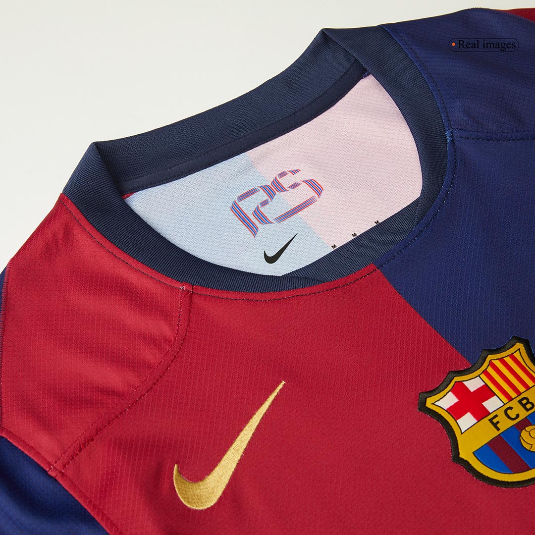 Barcelona Home  Soccer Jersey 2024/25 - 125th Anniversary(Spotify Logo Without Text)