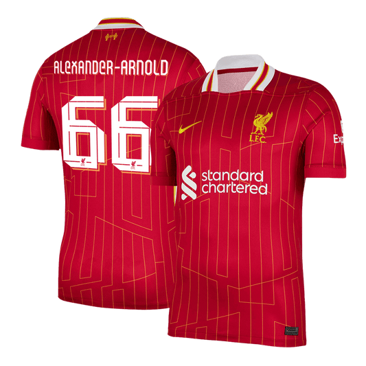 ALEXANDER-ARNOLD #66 Liverpool Home  Soccer Jersey 2024/25 - UCL