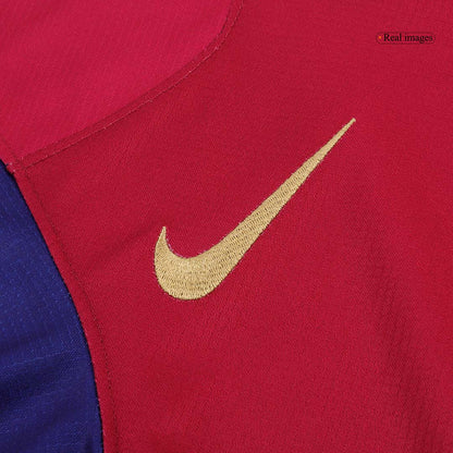LAMINE YAMAL #19 Barcelona Home  Soccer Jersey 2024/25- Spotify Logo Without Text