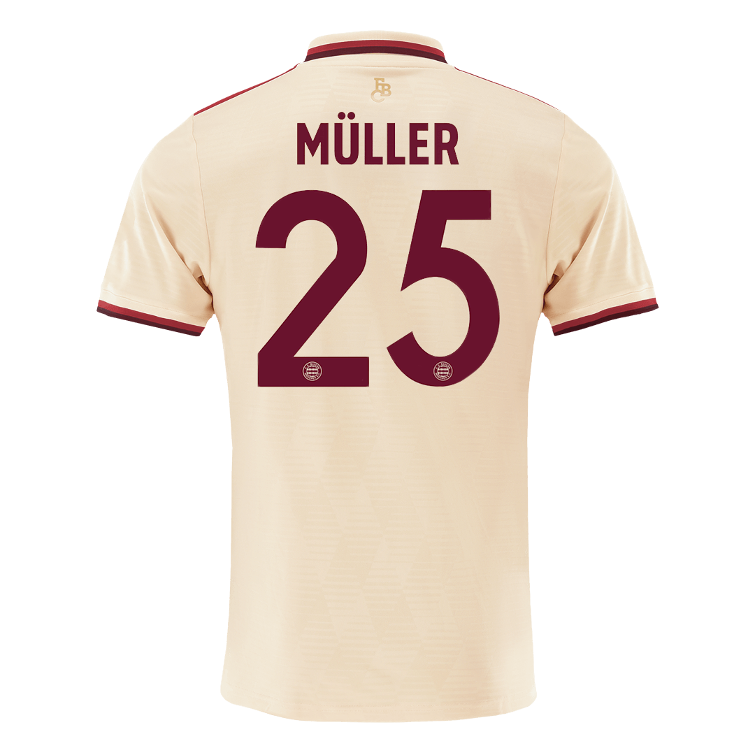MÜLLER #25 Bayern Munich Third Away  Soccer Jersey 2024/25 - UCL